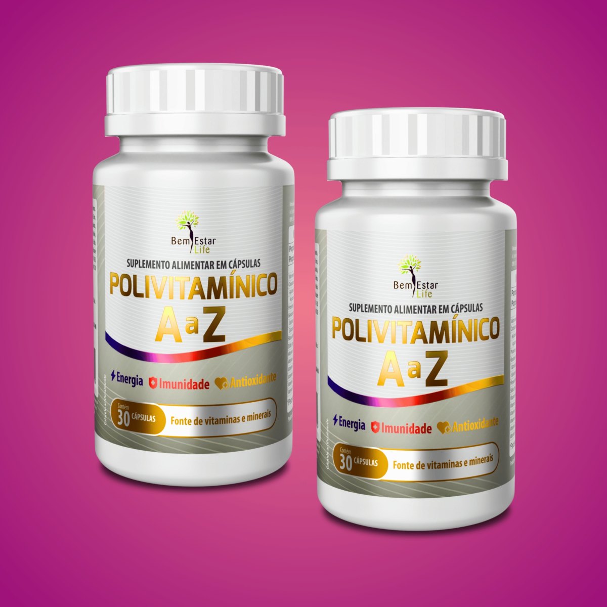 1 COMPRE 1 E LEVE 2 POLIVITAMINICO A - Z - 30 CAPSULAS NA COMPRA DE QUALQUER INBIDOR