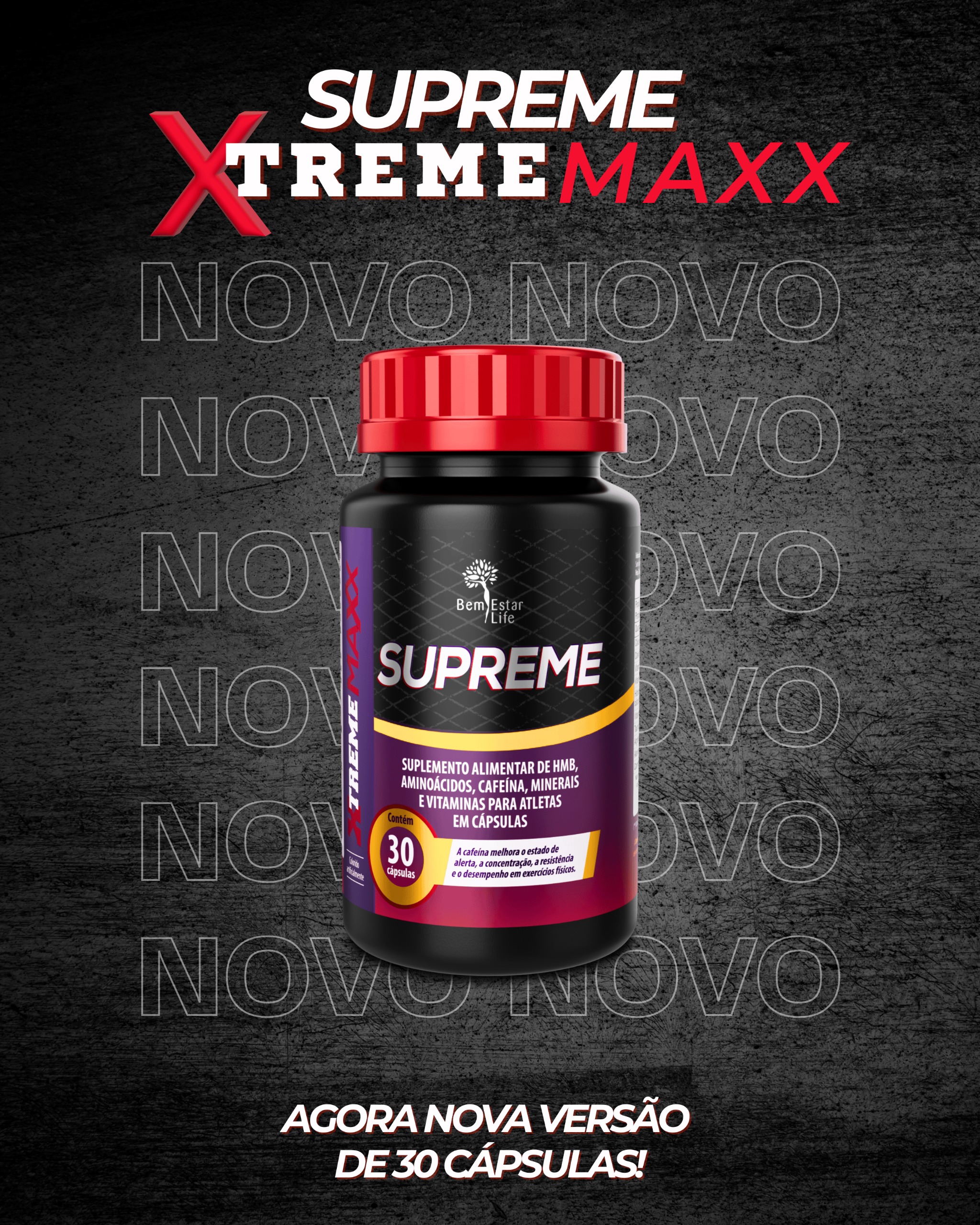 SUPREME XTREME MAXX - 30 CAPSULAS SUPREME XTREME MAXX - 30 CAPSULAS