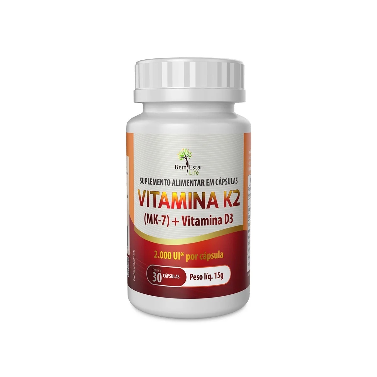 VITAMINA K2 + VITAMINA D3 / 30 CAPSULAS