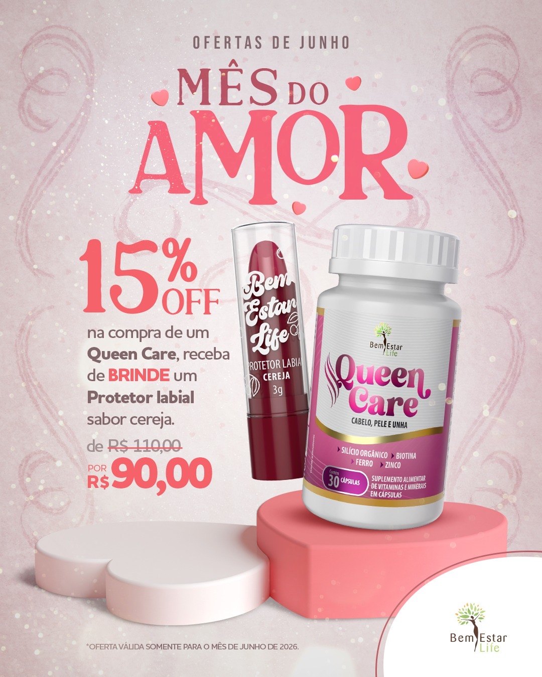QUEEN CARE - CEBELO, PELE E UNHA